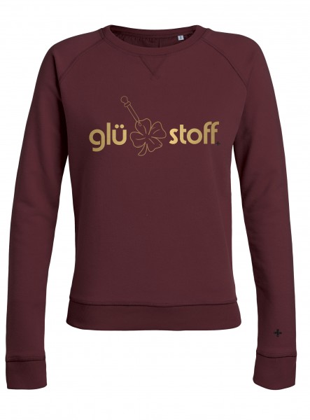 Sweater #happystoff - burgundy