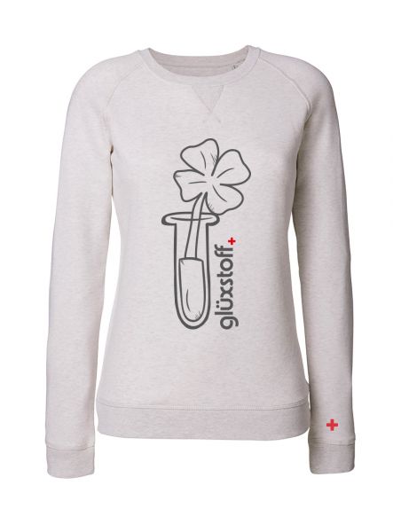 Sweater #happyglass - white shadows