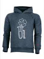 Hoodie #happyglass - dark indigo