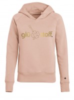 Hoodie #happystoff - faded nude