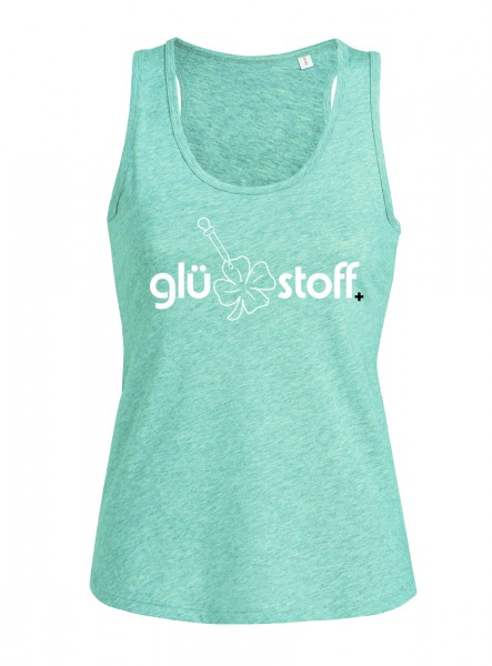 Tank Top - #happystoff - minty fresh