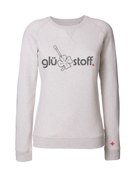 Sweater #happystoff - white shadows